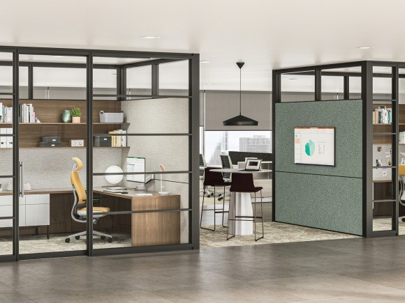 Private offices to allow for additional comfort and focus within the life sciences sector