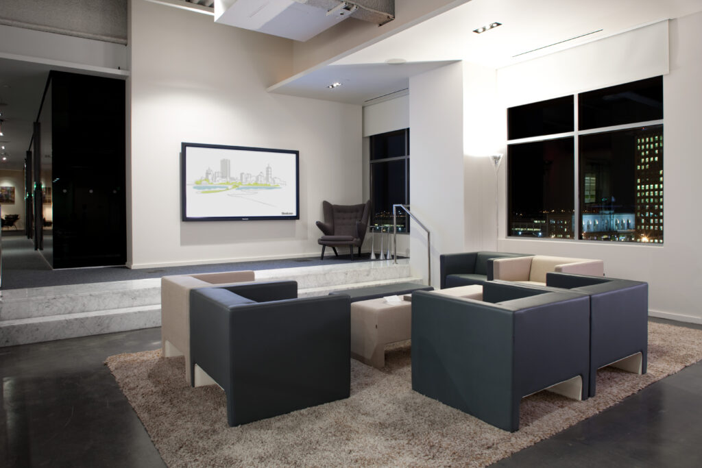 lounge seating featured in a communal area