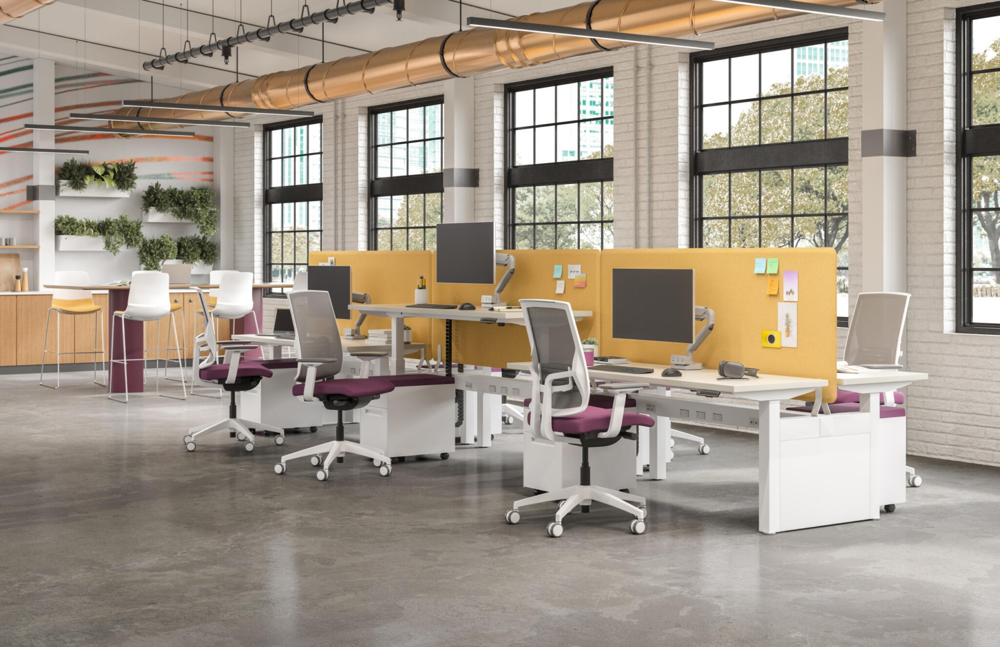 HiQ Height-Adjustable Benching by SitOnIt - LOTH, Inc.