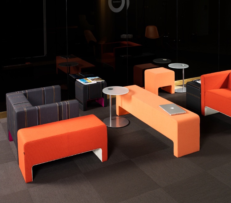 lounge seating featured in an office space