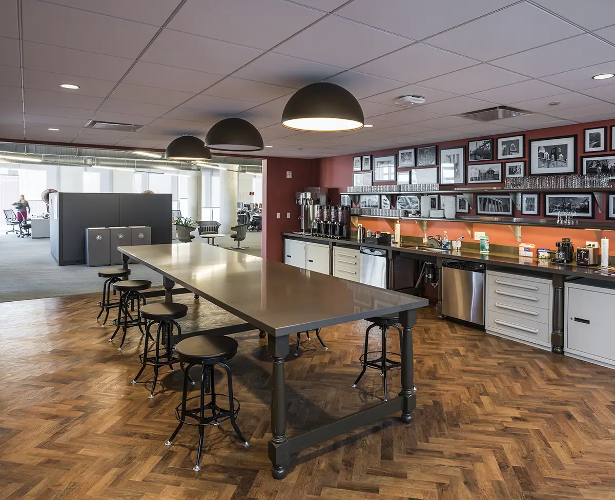 84.51° Cincinnati renovated cafe area for increased function and community