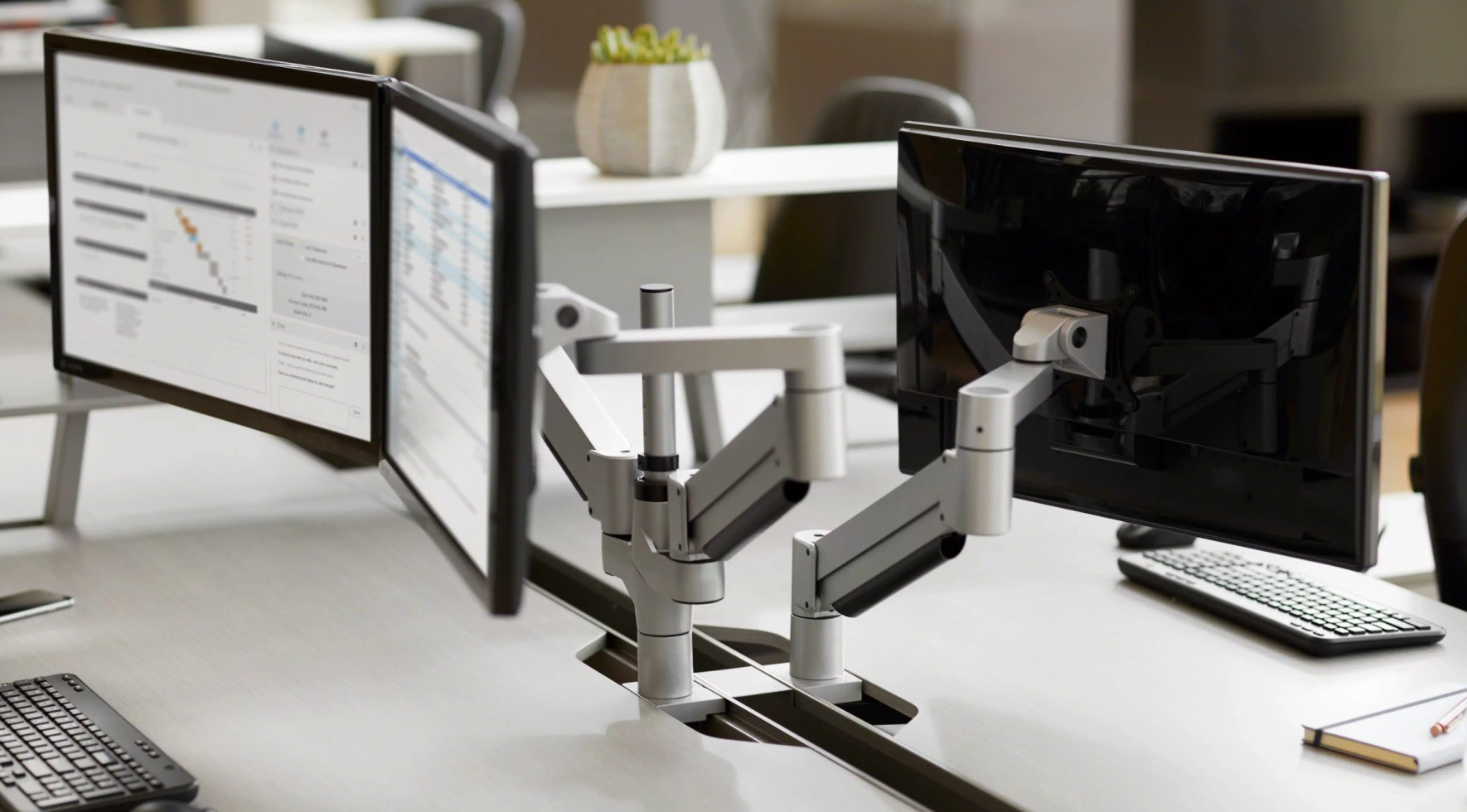 How Monitor Arms Can Provide Ergonomic Solutions to your Workspace ...