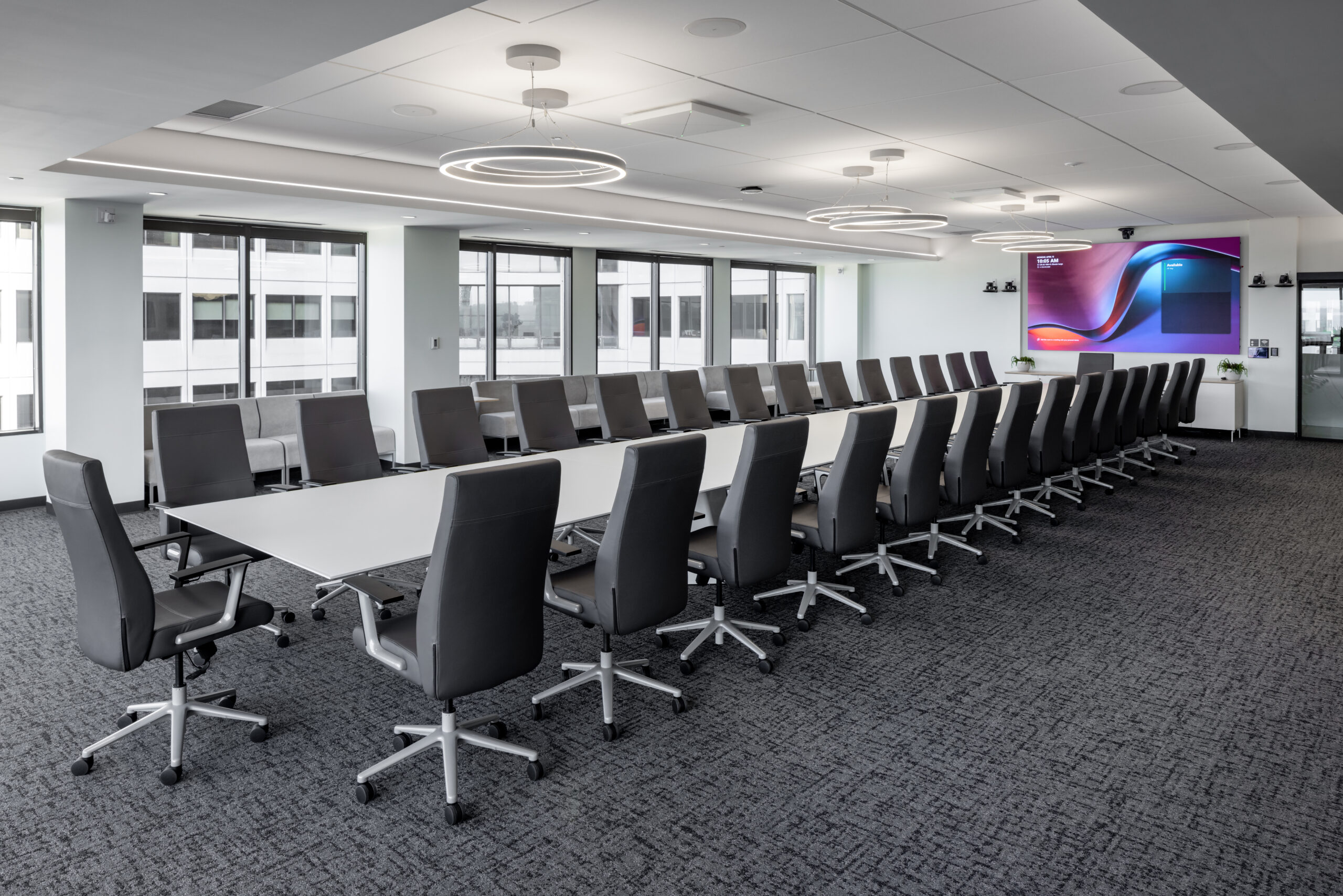 Altafiber headquarters renovation featuring new conference tables